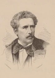 Muotokuva säveltäjästä Olivier Métrasta 1830-1889.