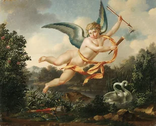 Rakkauden allegoriat - Amor soihtuineen ja nuolineen, 1803