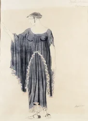 Oidipuksen pukusuunnittelu Colonus-Antigonessa, c. 1899-1909