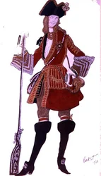 Pukusuunnittelu Prinssi Charming Huntingille, Sleeping Beauty