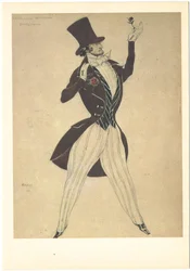 Pukusuunnittelu R. Schumannin balettiin Carnaval, 1910