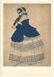 Pukusuunnittelu R. Schumannin balettiin Carnaval, 1910