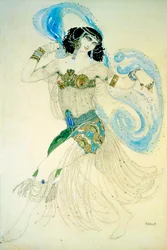Seitsemän hunnun tanssi, 1908.