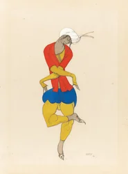 Maria Kuznetsova, pukusuunnittelu elokuvalle "L"Adoration", 1922