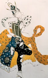 Peri Natasha Trouhanova, pukusuunnittelu Paul Dukasin La Peri -musiikkiin, 1911