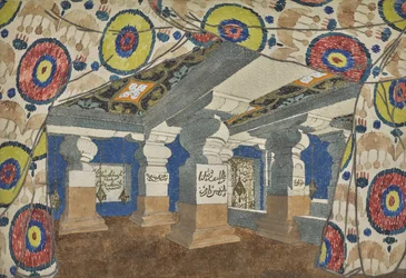 Lavastus revyyn Aladin tai ihana lamppu, 1919.