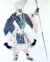 Ylipappi Le Grand Prêtre, balettipukusuunnittelu, 1911