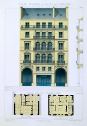 Italialaisten kaupunkitalo Pariisissa, teoksesta 