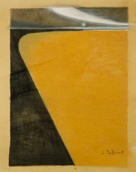Ranta; Plage, n. 1909-1910 (pastelli, guassi ja hiili kortilla)