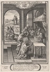 Les Festes du mois de Feburier (Helmikuu: Neitsyen puhdistaminen)