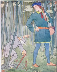 Hän tapasi pienen vanhan harmaan miehen