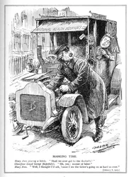Lloyd George viivästyy potilaan viemistä lääkäriin vuoden 1913 kansallisen sairausvakuutuslain mukaan