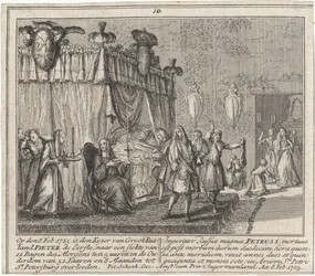 Pietari Suuren kuolema 8. helmikuuta 1725, 1727