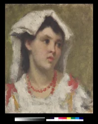 Nuoren naisen muotokuva Ciociariasta, 1877
