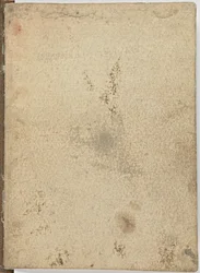Koodi lintujen lennosta, c. 1505-06, paperikäsikirjoitus, cc. 18, kansi I