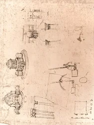 Piirustus kirkollisesta arkkitehtuurista, c1472-c1519 1883