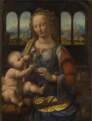 Saksa: Madonna mit der Nelke Madonna of the Carnation (neilikan Madonna)