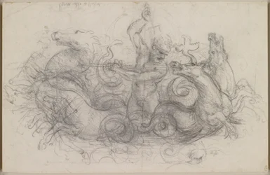 Leonardo da Vinci - Neptunus, noin 1504-5.