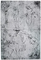 Studies for The Adoration of the Magi, 1400-luku, 1954