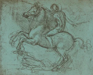 Tutkimus Sforza-monumentille, c1482-c1499 1883