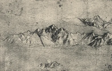 Study of Mountain Ranges, c1480 1945