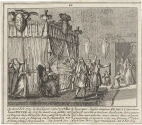 Pietari Suuren kuolema 8. helmikuuta 1725