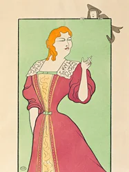 Näyttelijä Marie-Louise Marsy (1866-1942) Elmiran roolissa Tartuffe-elokuvassa