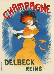 Champagne Delbeck, c. 1902.