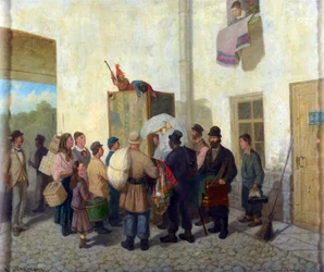 Persilja Par Solomatkin, Leonid Ivanovich (1837-1883). Öljy kankaalle