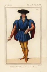 Jean VIII Harcourtista, ranskalainen ritari, Aumalen ja Mortainin kreivi