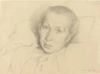 Taiteilijan sisar Marie von Kalckreuth
