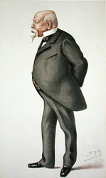 Samuel Ward (1814-84), kuvitus julkaisusta "Men of the Day", nro. 214, Punch-lehti