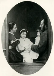 Effie Gray, John Everett Millais ja heidän tyttärensä Effie ja Mary, 21. heinäkuuta 1865, 1948