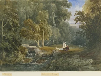 Greenway Bank: akvarellimaalaus ja [c 1830-1840]