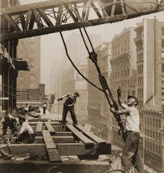 Rakennustyöläisten empire State Building, n. 1930