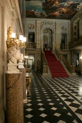 Maalattu sali. Chatsworth House, Derbyshire (kuva)