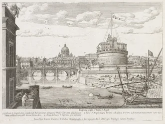 St Angelo Prospectus Lourum Urbis Romae Insigniumista, 1666