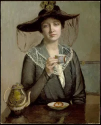 Kuppi teetä, noin 1900