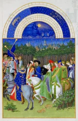 Toukokuu, Les Très Riches Heures du duc de Berry, 1412-1416