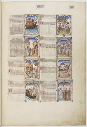 Bible moralisée, Nooan elämä, folio 5r.