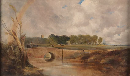 A Rainbow - Näkymä Stourille, n. 1845.