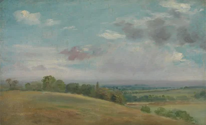 Maisema lähellä Dedhamia, vuosina 1849–1855.