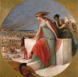 Battle Scene, n. 1890 (öljy kankaalle)
