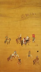 Kublai-kaani (1214-94) metsästämässä, Yuan-dynastia