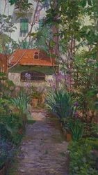 El tríptic o jardí en flor (panel lateral) (1907)finès
