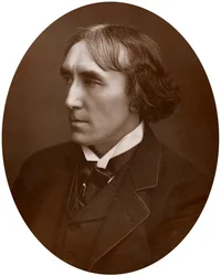 Henry Irving, englantilainen näyttelijä, 1883.