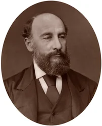 Sir George Strong Nares, arktinen tutkimusmatkailija, 1878.