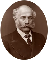 Sir Joseph Bazalgette, CB, brittiläinen rakennusinsinööri, 1877.