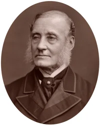 Sir Rutherford Alcock, brittiläinen diplomaatti ja Royal Geographical Societyn puheenjohtaja, 1877.