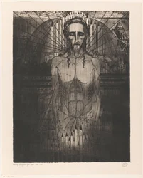 Kristus katedraalien keskellä Les Cathédrales (alkuperäinen nimi)